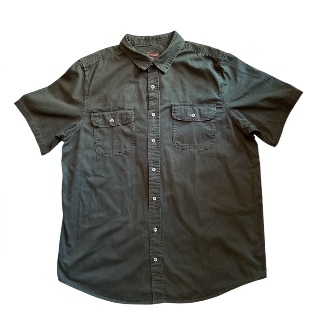 Boulder Creek Men's Big & Tall Short Sleeve Denim and Twill‎ Shirt Size 2XL Tall